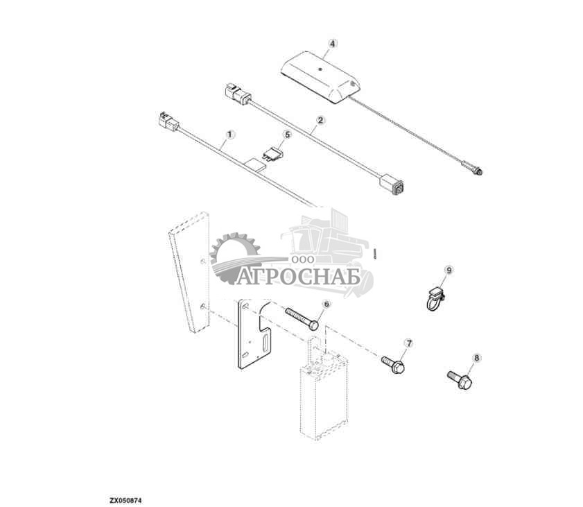 Комплект для установки мобильного RTK 